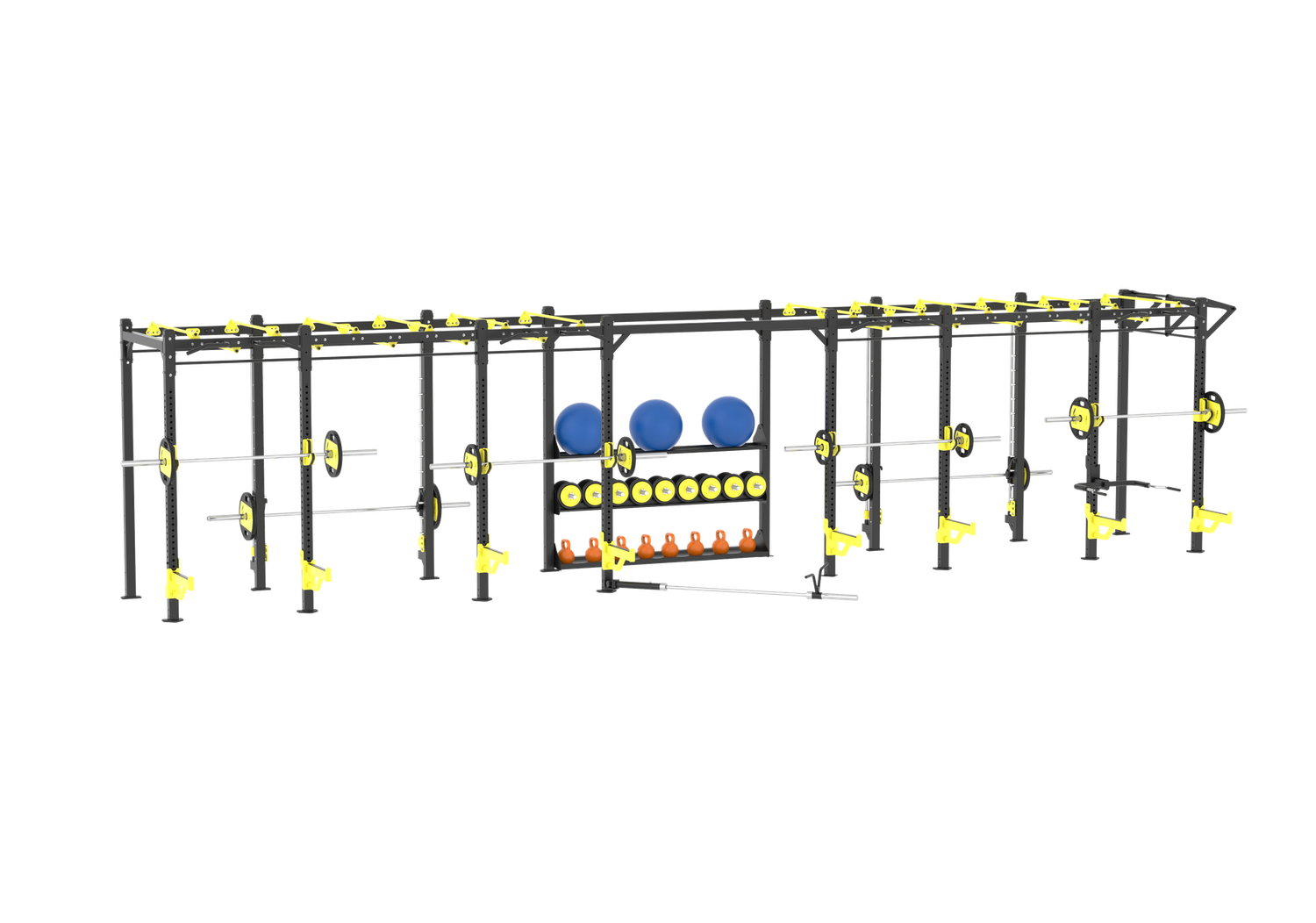 4 Station Squat with 1 Storage
