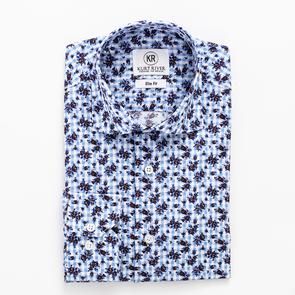 Blue Rose Spread Shirt, Size: Small