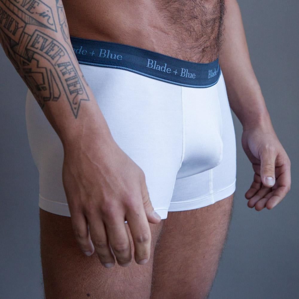 Trunks, Color: White, Size: S