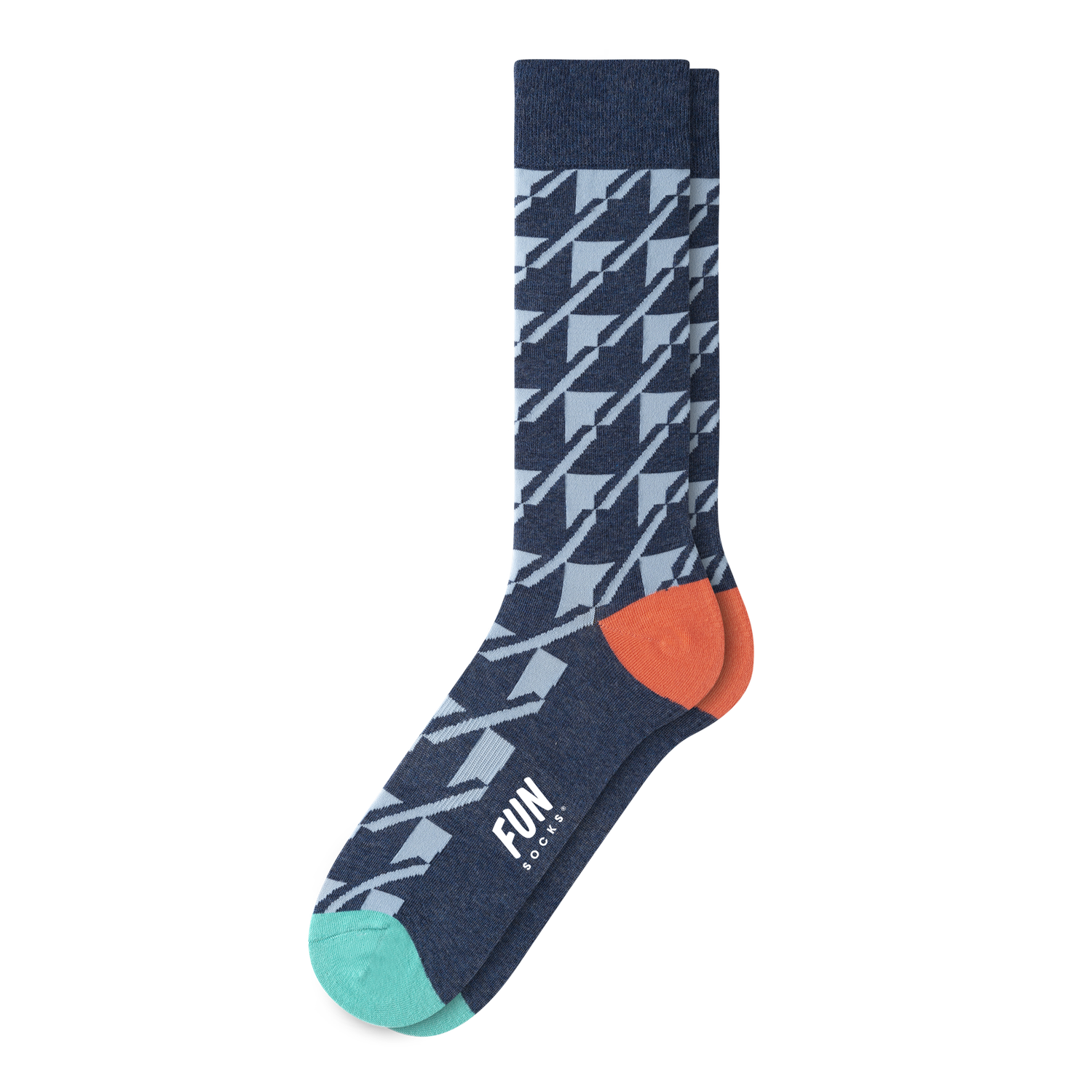 Fun Socks (Web), Color: Houndstooth