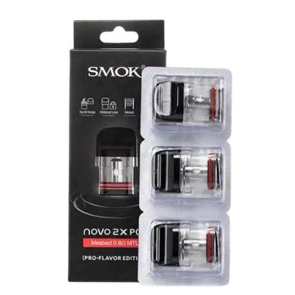 Smok - Novo 2x Pod Mesh MTL .8 - 3pk