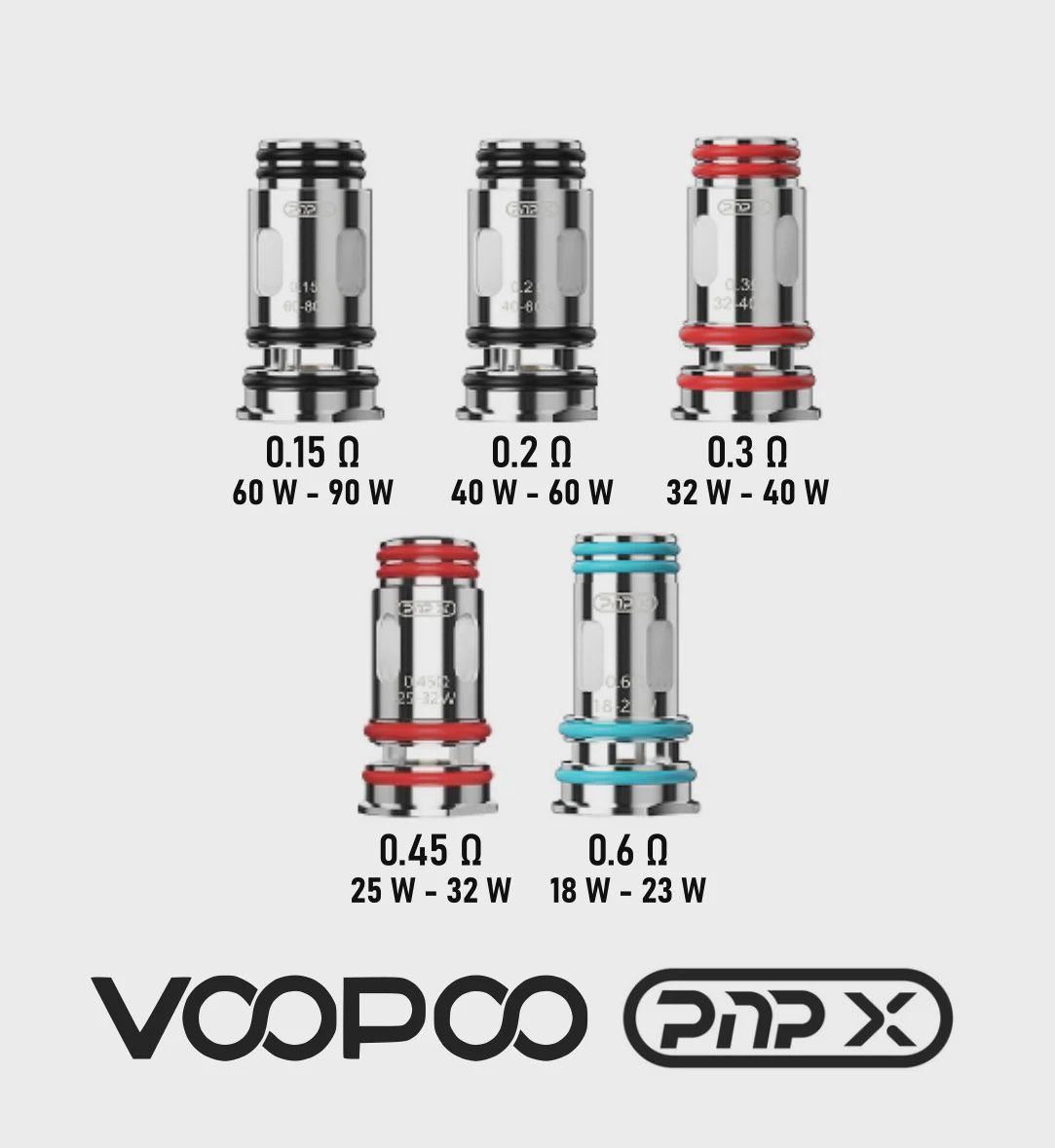 VooPoo PNP X coils 0.2 5pk