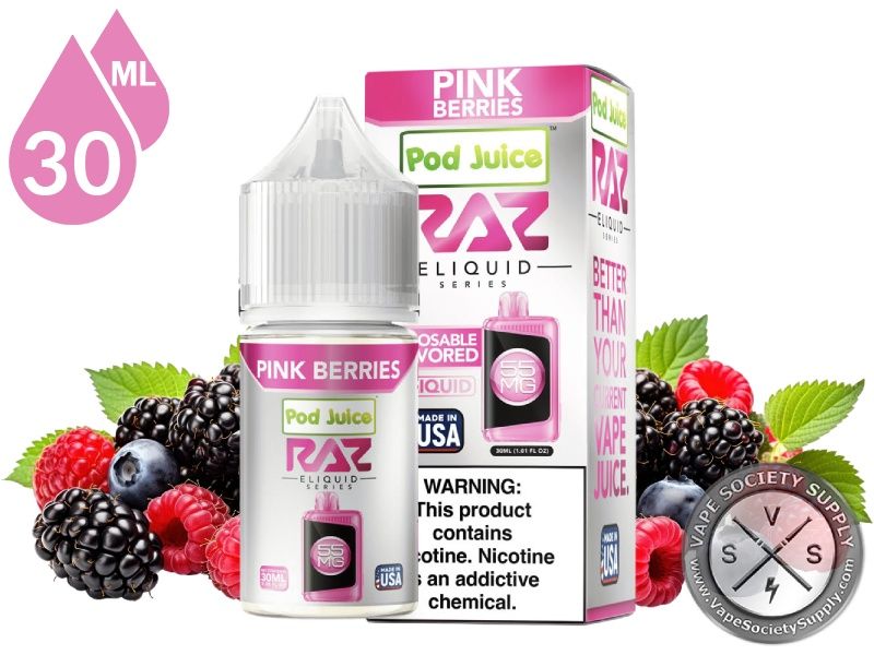 Pod Juice/ Raz Pink berries 35MG