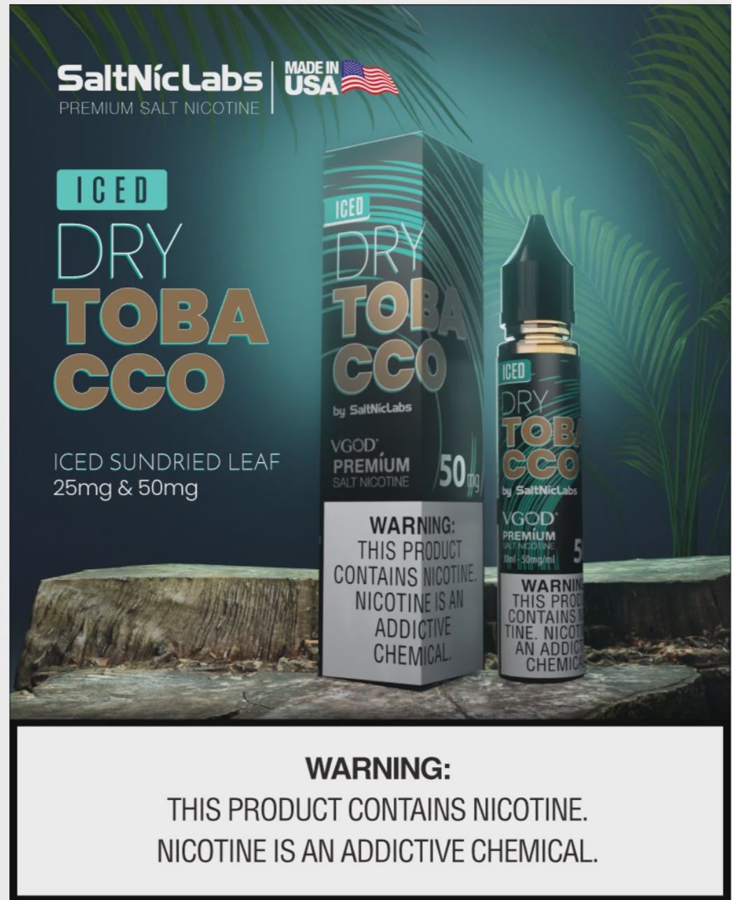 VGod - Iced Dry Tobacco 50mg