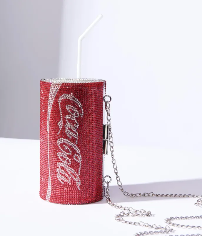 NEW! (Coca Cola) Inspired Clutch with Strap