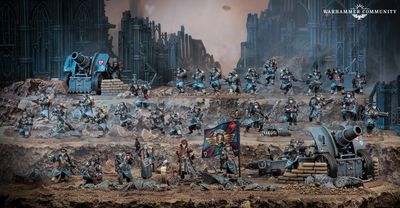 WH40K: Battleforce Box Set -ASTRA MILITARUM: KRIEG SIEGE PLATOON