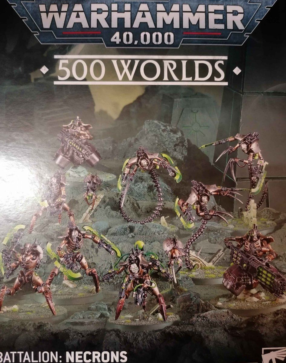 WH40K: NECRONS: 500 WORLD NECRONS BATTALLION