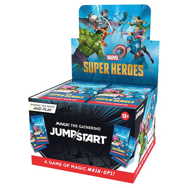 MTG: Universes Beyond- Marvel Super Heroes Jumpstart Booster Display