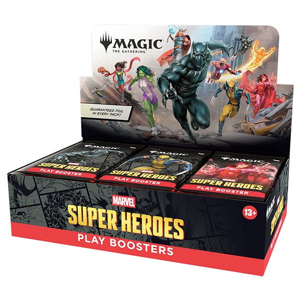 MTG: Universes Beyond- Marvel Super Heroes Play Booster Display (30 Packs)