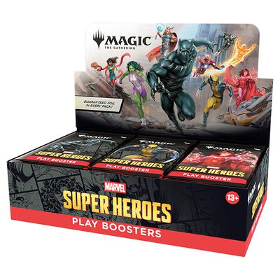 MTG: Universes Beyond- Marvel Super Heroes Play Booster Display (30 Packs)