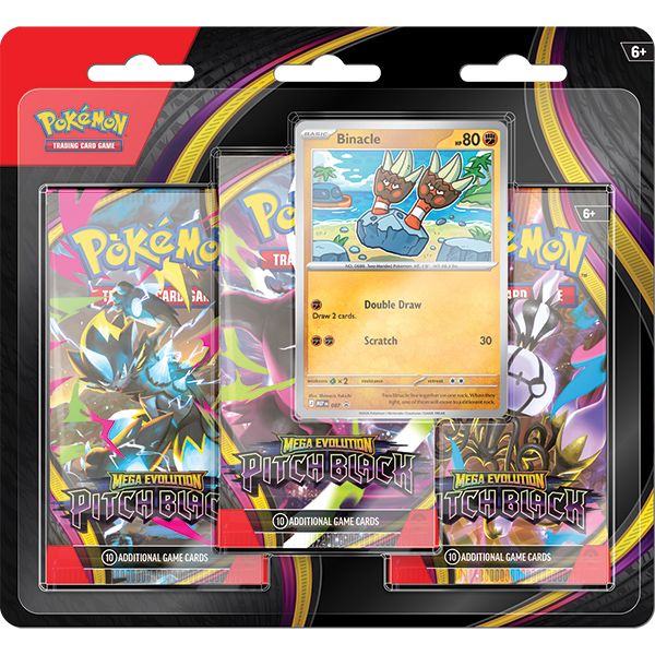 Pokemon TCG: Mega Evolution 05 Pitch Black- 3-Booster Blister