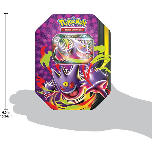 Pokemon TCG: Mega Moonlit Tin Bundle (Gengar + Clefable 2 Tins!)