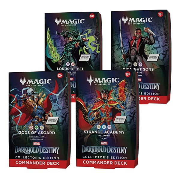 MTG: Marvel Darkhold Destiny - Collector Commander Deck Bundle (All 4 Decks)!