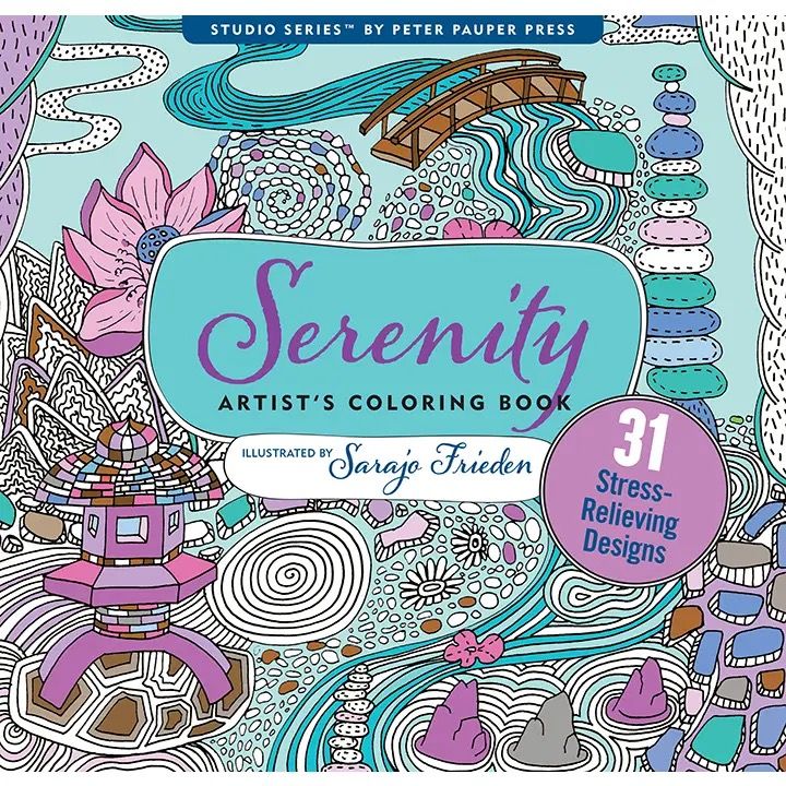 Serenity Artist Adut Coloring Book