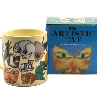 The Artistic Cat Coffee Mug