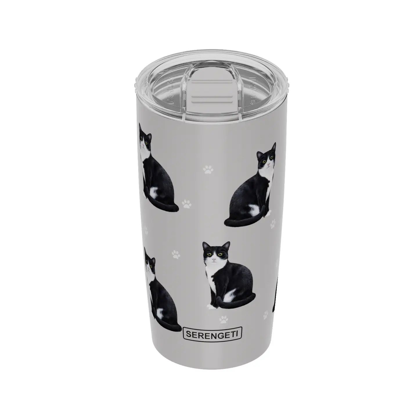 Black &amp; White Cat Ultimate Tumbler