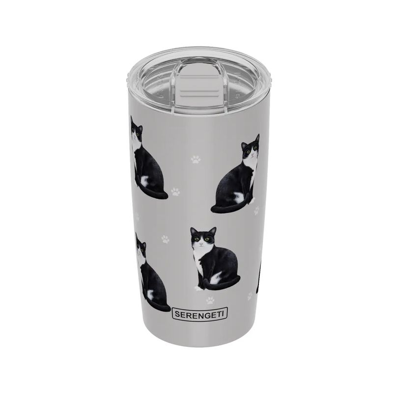 Black &amp; White Cat Ultimate Tumbler