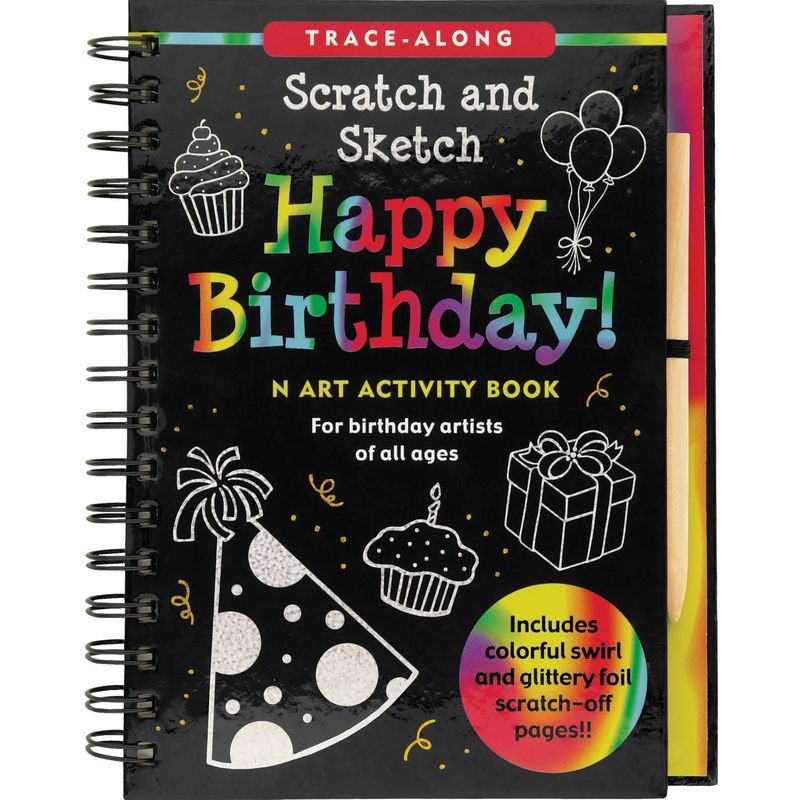 Happy Birthday Scratch &amp; Sketch Book