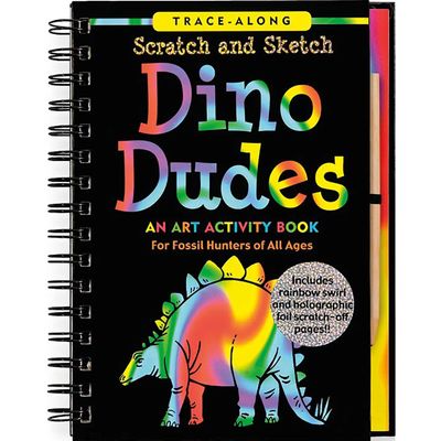 Dino Dudes Scratch &amp; Sketch Book