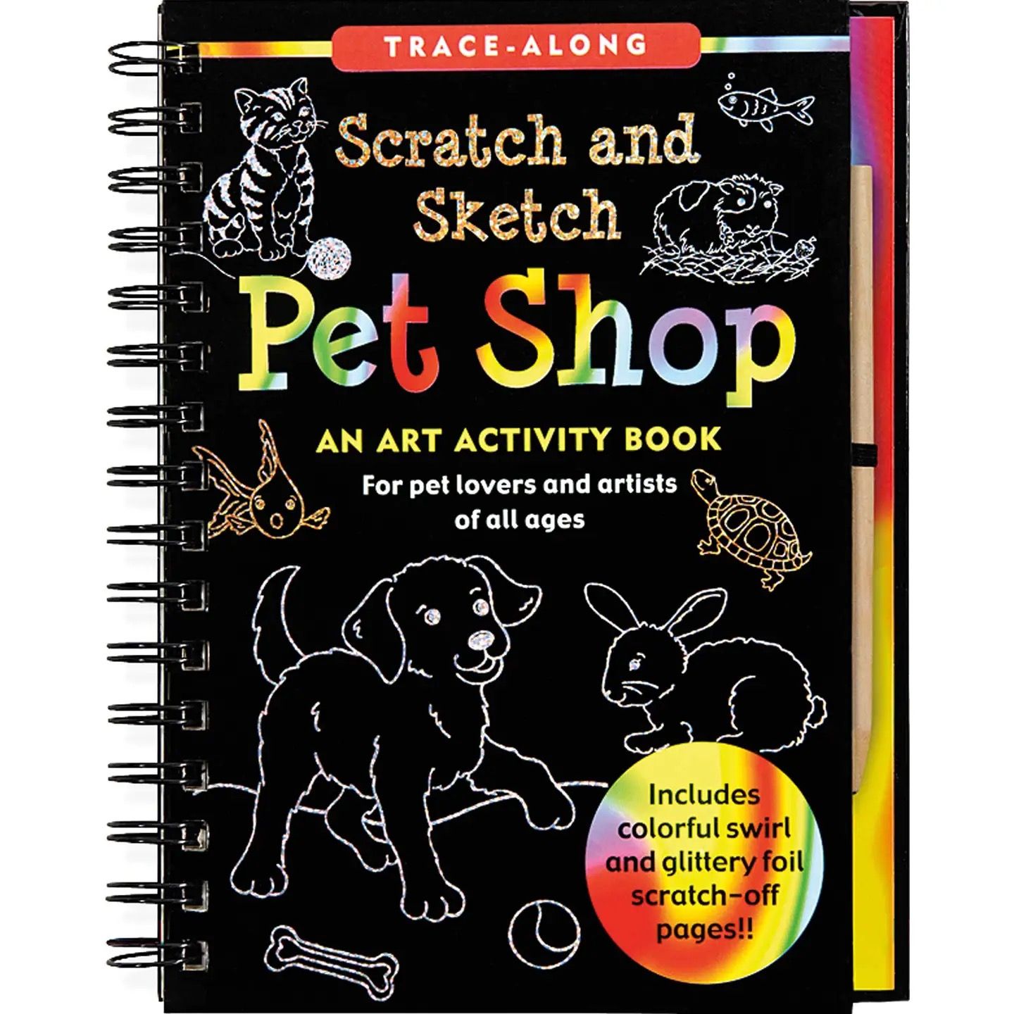 Pet Shop Scratch &amp; Sketch Book
