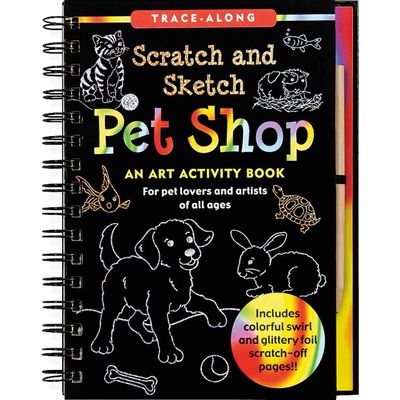 Pet Shop Scratch &amp; Sketch Book
