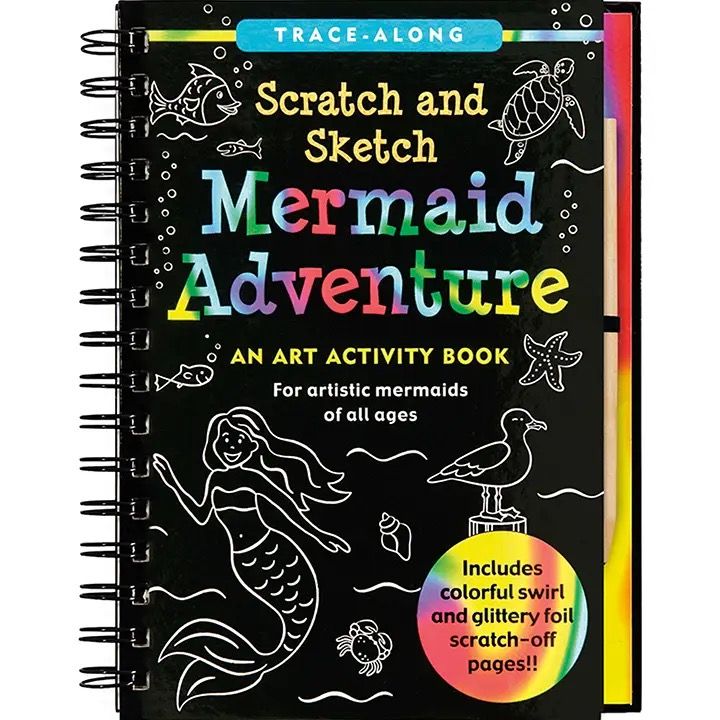 Mermaid Adventure Scratch &amp; Sketch Book