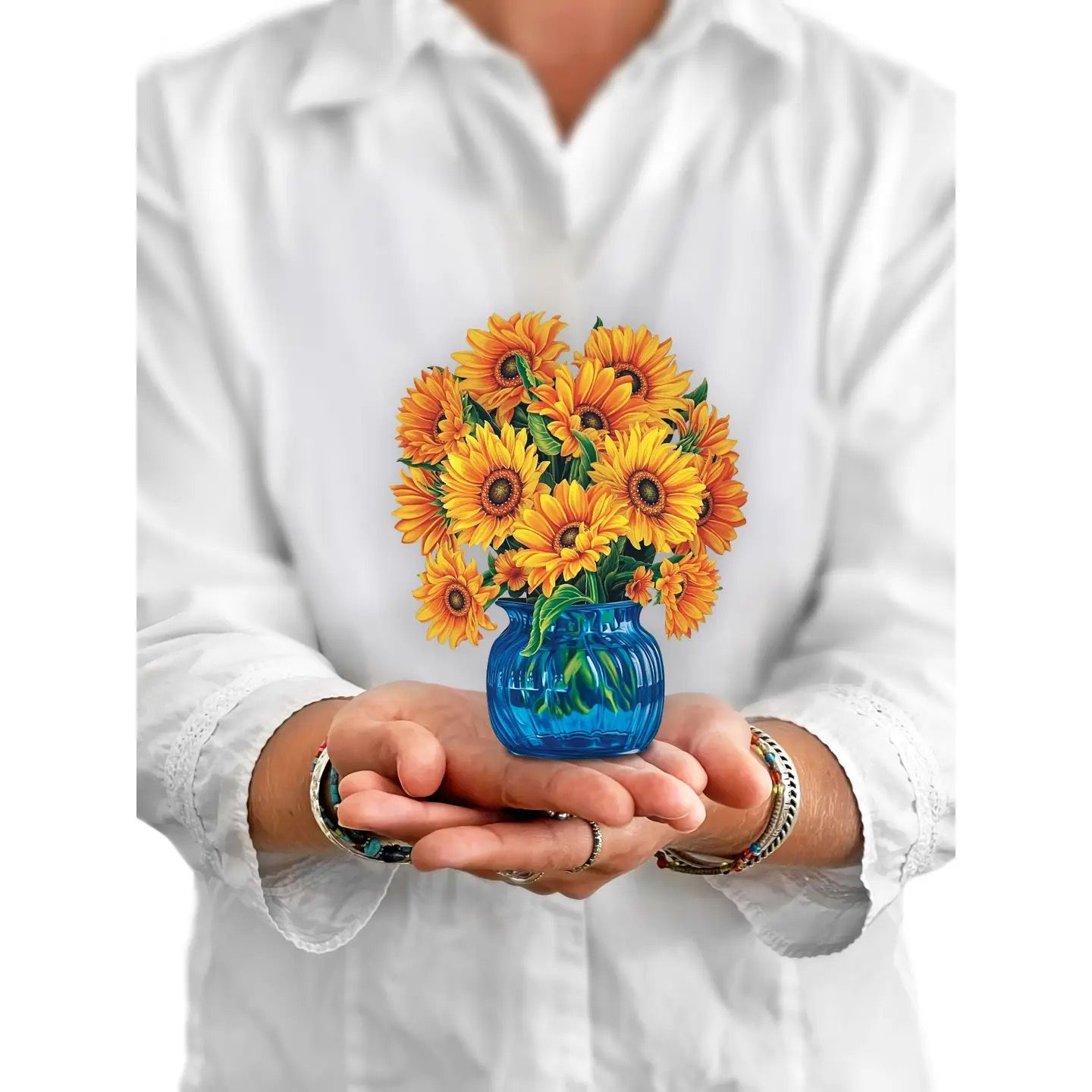 Mini Sunflowers Pop Up Card