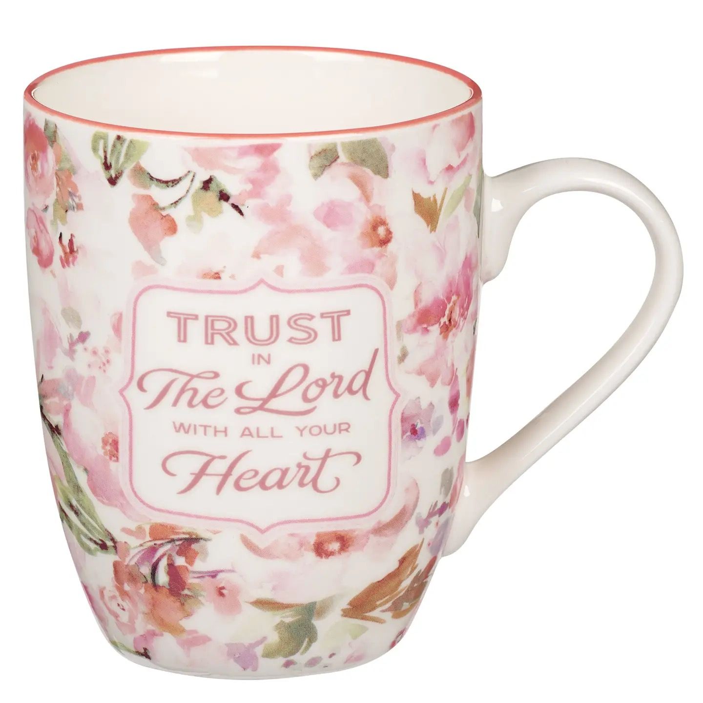 Trust in the Lord Pink Mug