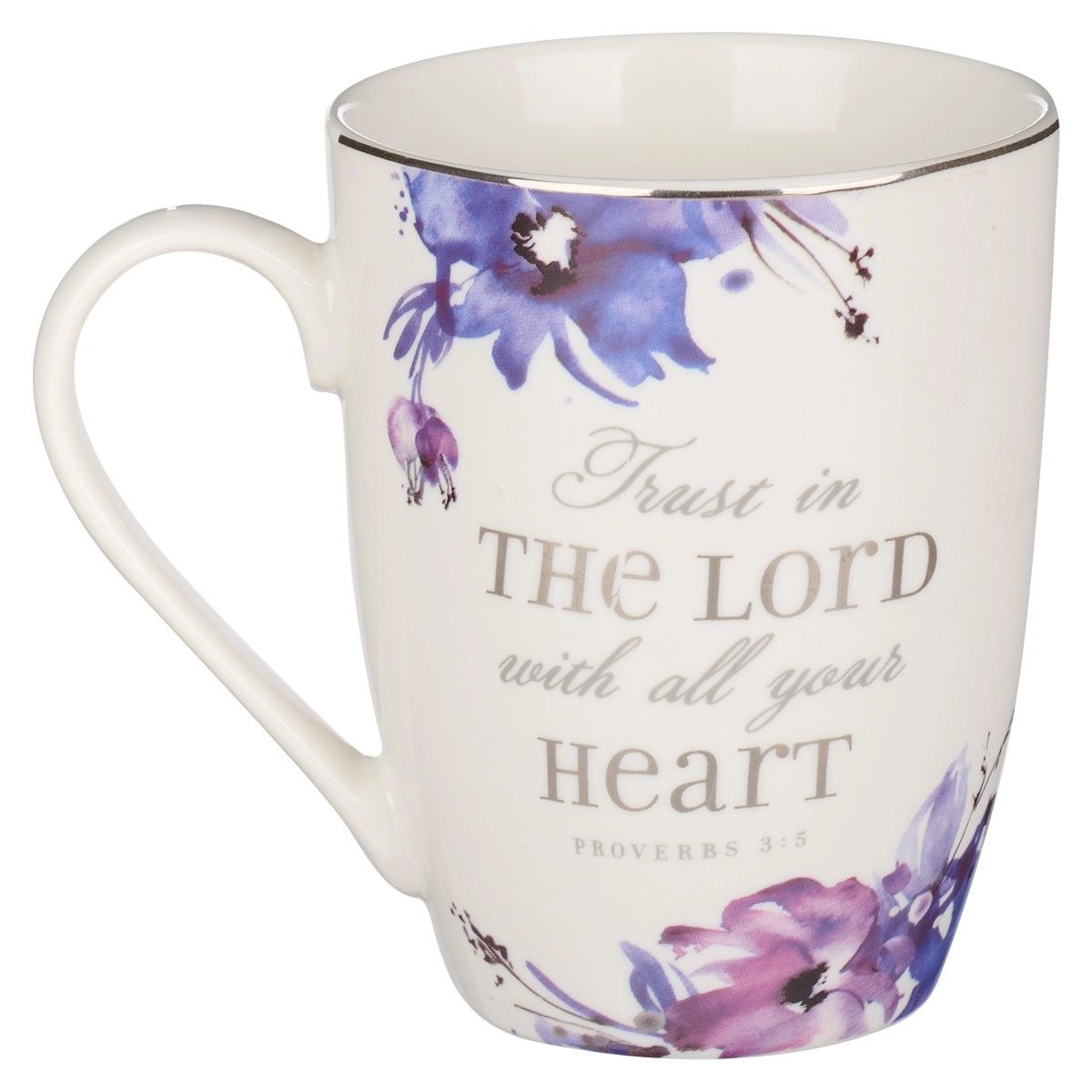 Trust in the Lord Purple Mug