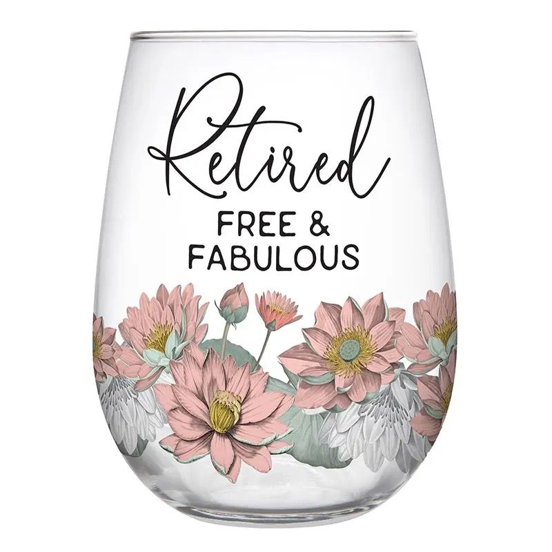 Stemless Wine Glass Retired Fabulous