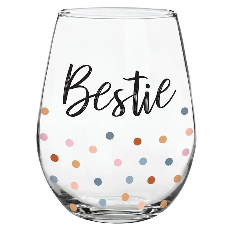 Stemless Wine Glass Bestie
