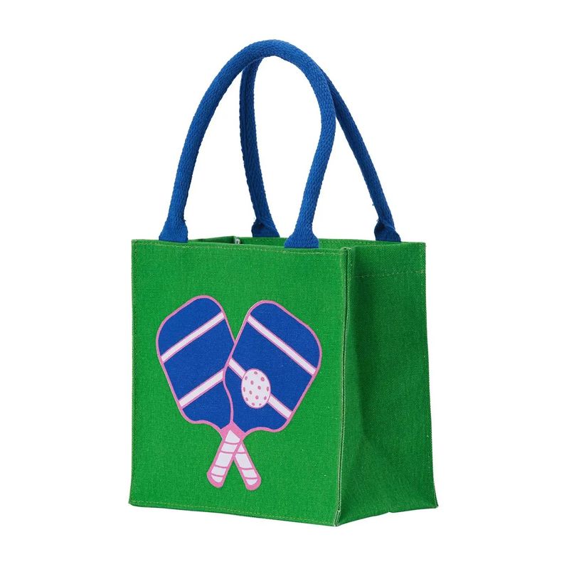 Pickleball Green Reusable Gift Bag Tote