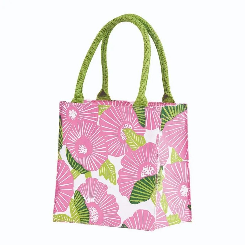 Poppy Papaver Reusable Gift Bag Tote