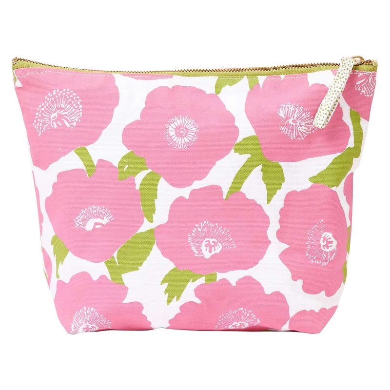 Poppies Pink Pouch
