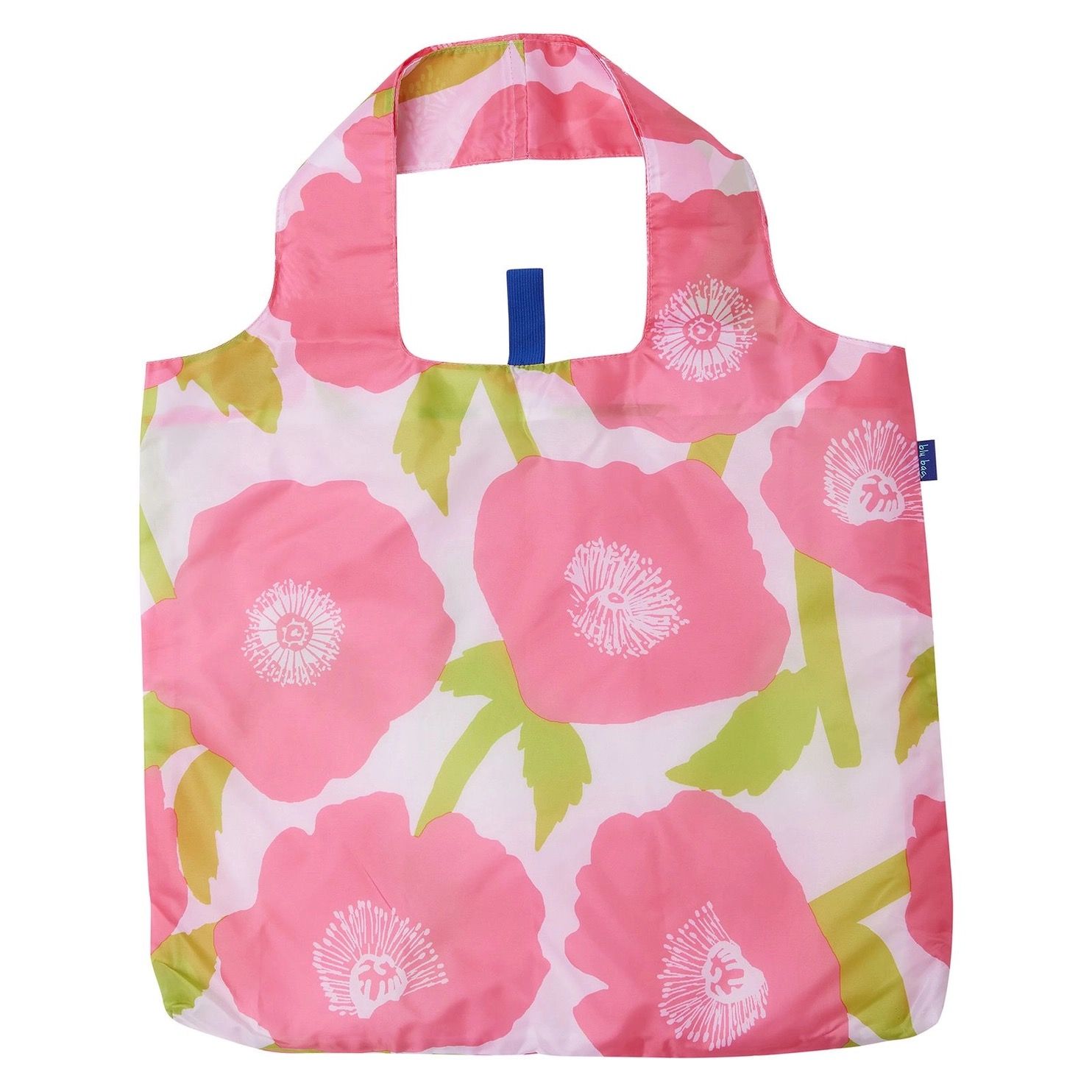 Poppies Pink Reusable Shopper