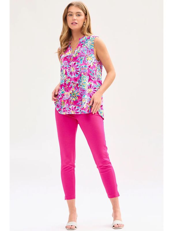 Floral A Line Tank Top