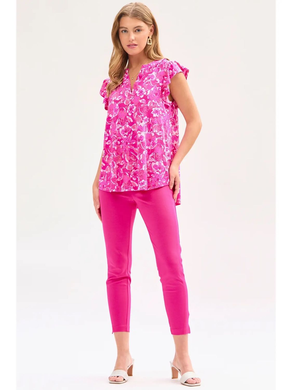 Relaxed Fit Tank Hot Pink