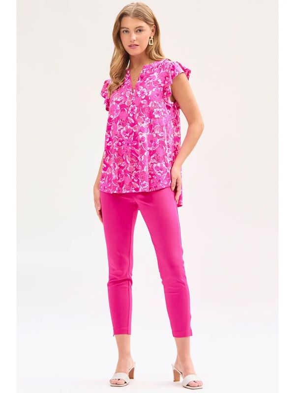 Relaxed Fit Tank Hot Pink