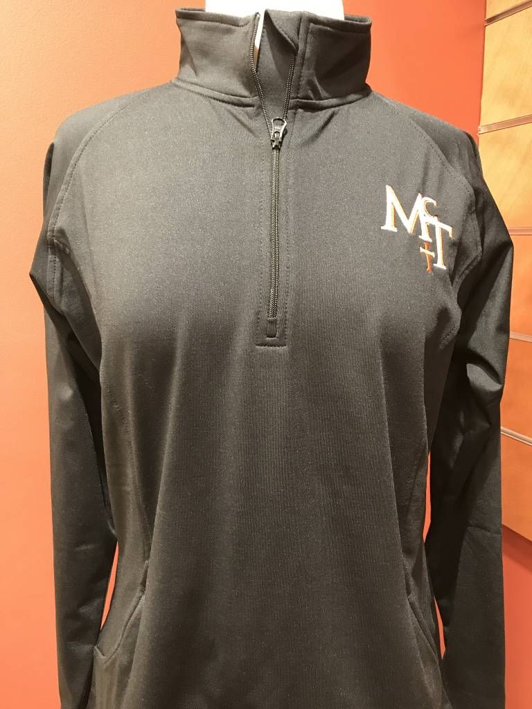 McT Ladies Half Zip Black