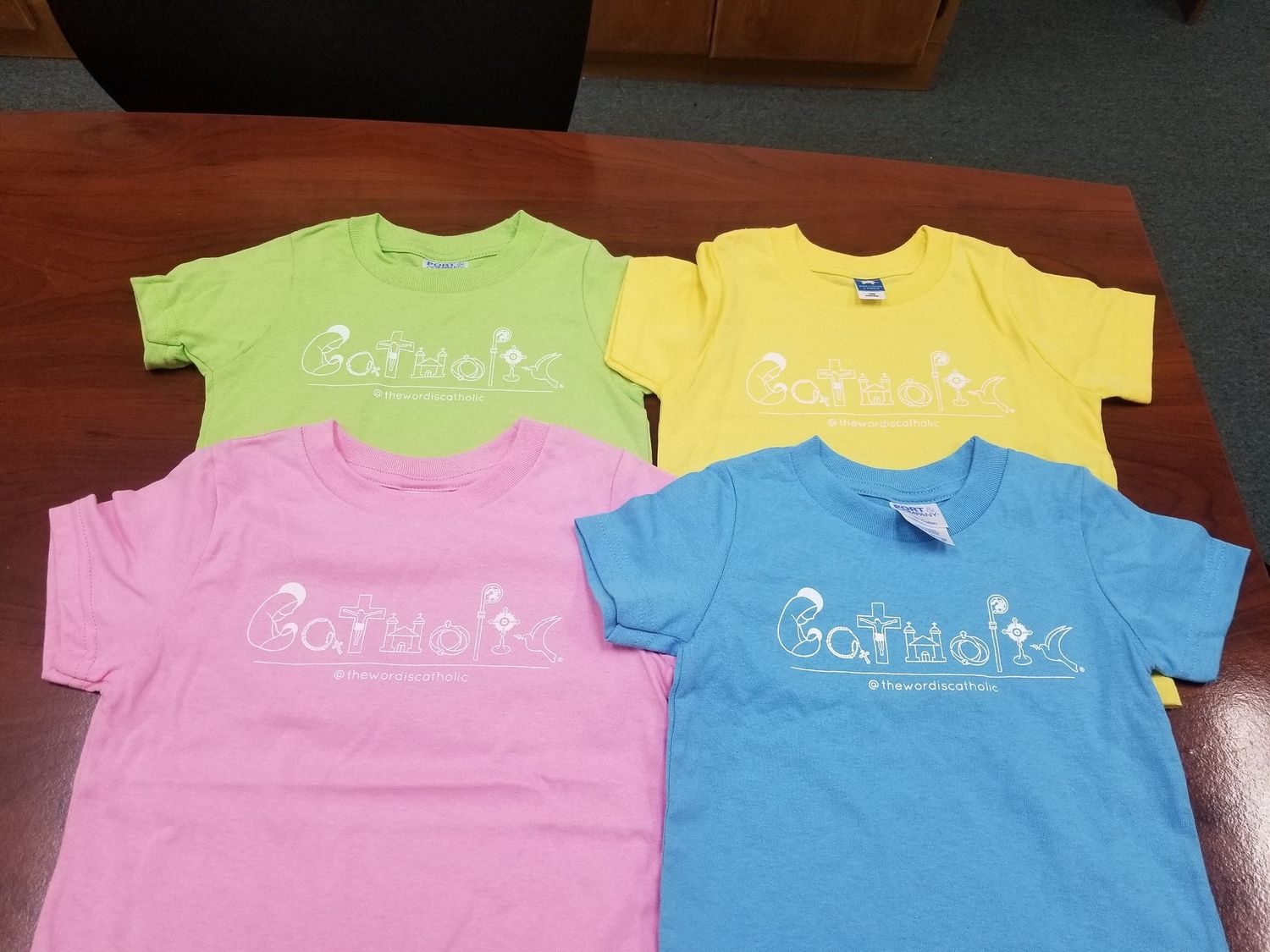 Catholic Toddler Pastel Shirt