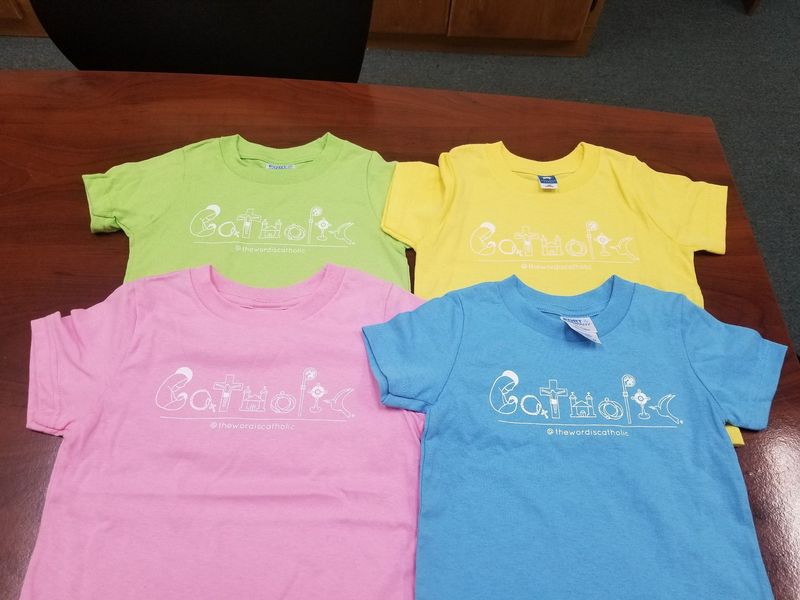 Catholic Toddler Pastel Shirt