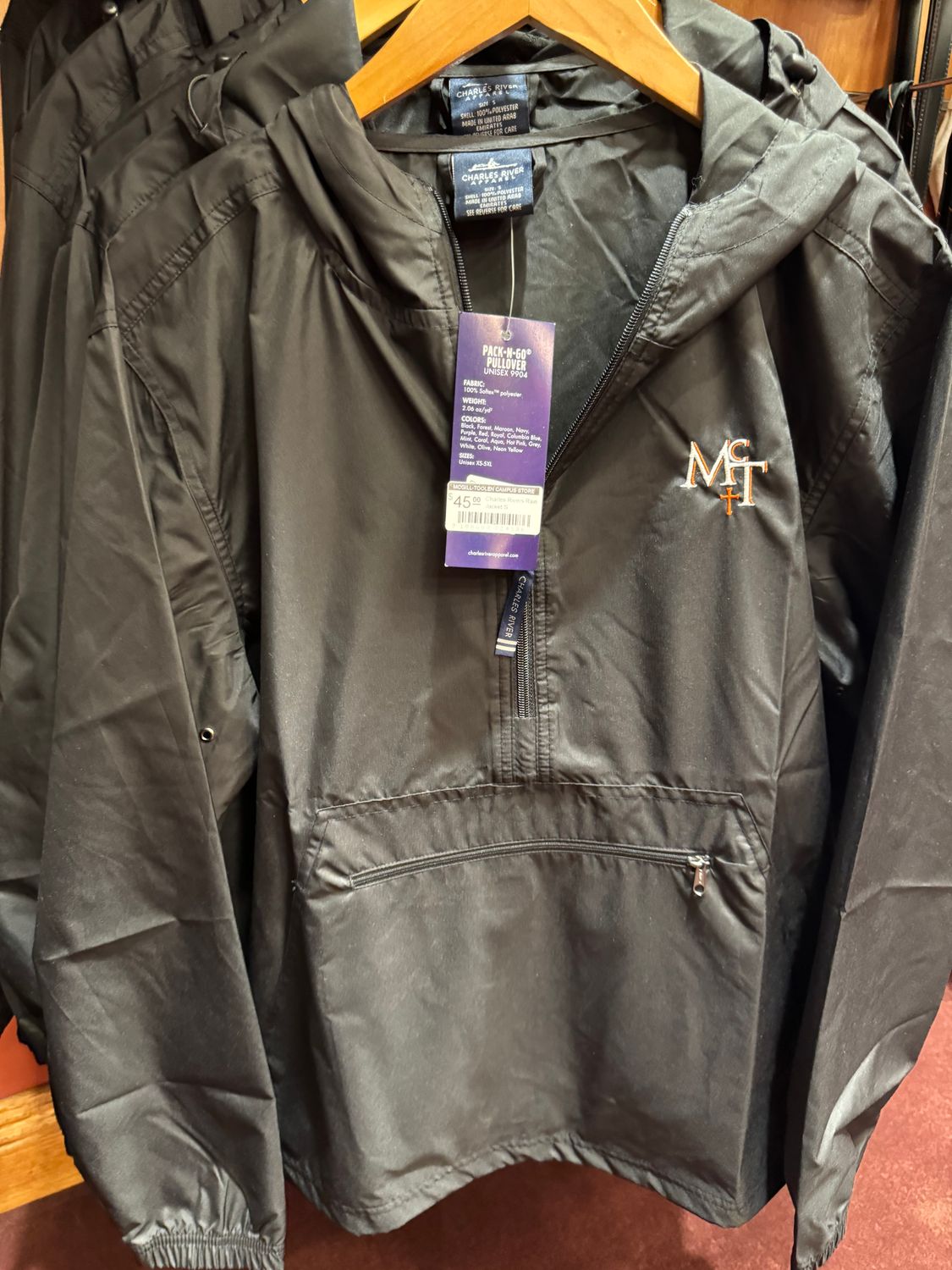 Charles Rivers Rain Jacket, Size: S