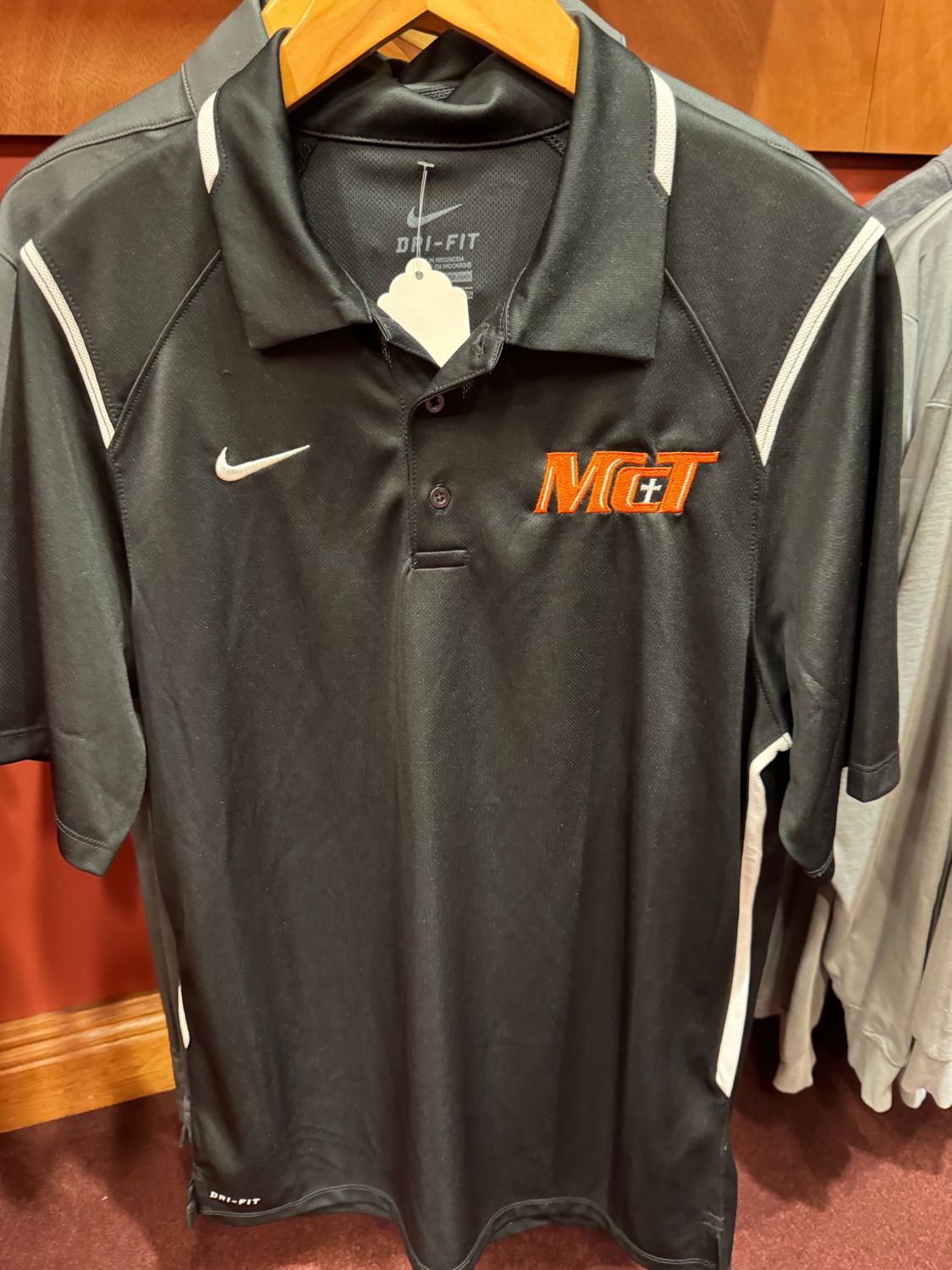 Nike Men&#39;s Gameday Polo, Color: BLK/WHT, Size: SMALL