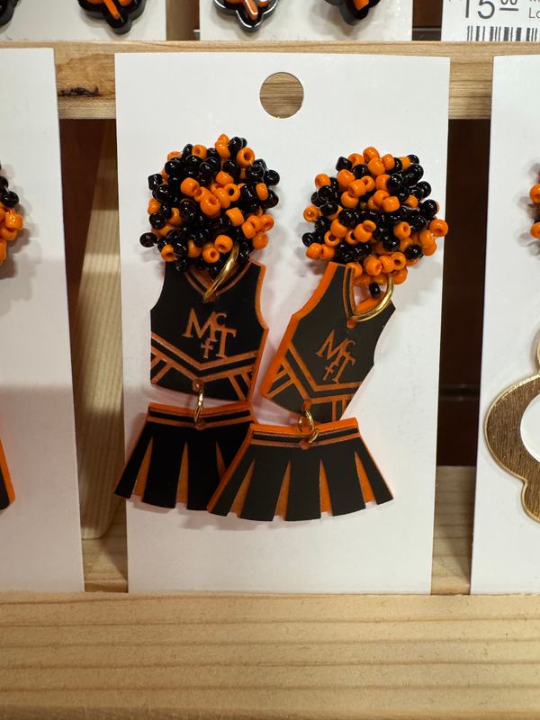McT Cheer Uniform Earrings