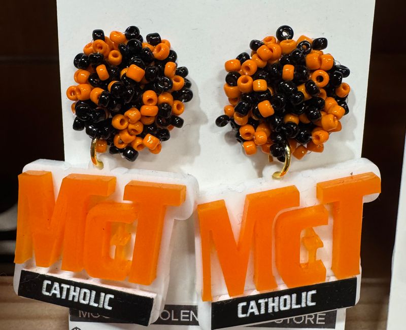 McT Horizontal Logo Earrings