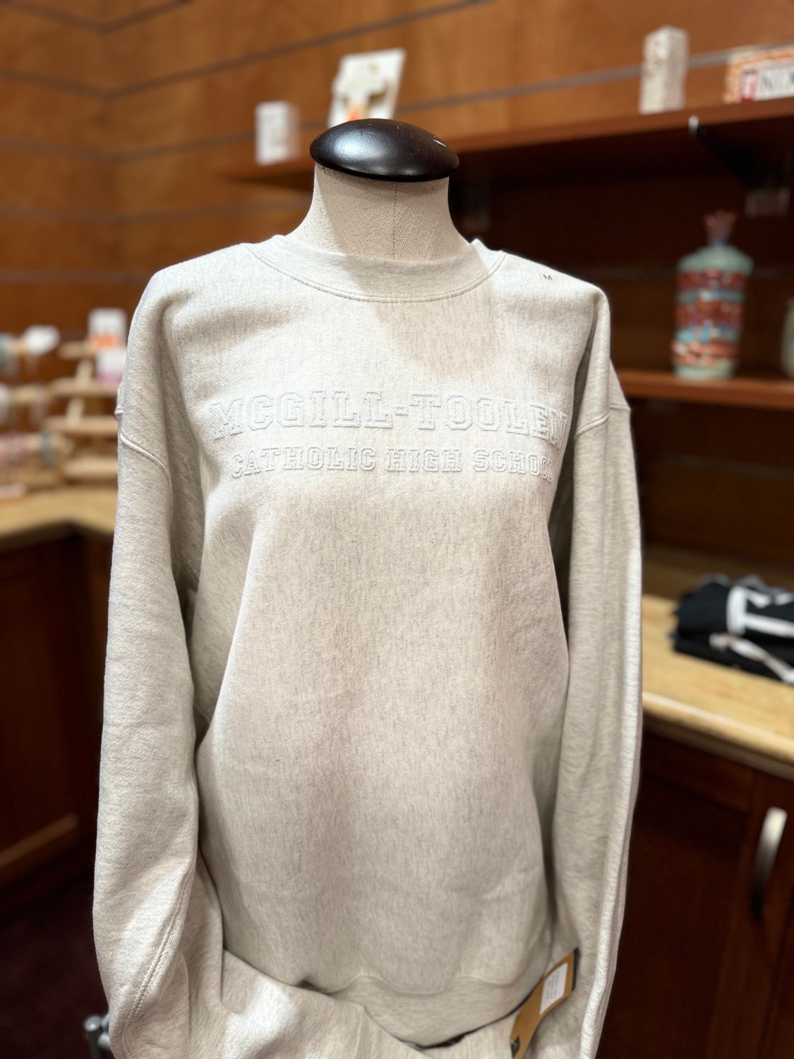 Pro-Weave Sweatshirt Oatmeal, Size: S