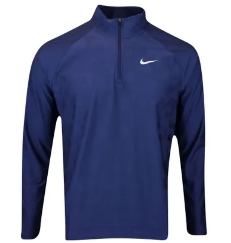 NIKE 1/4 ZIP MENS NAVY - LARGE