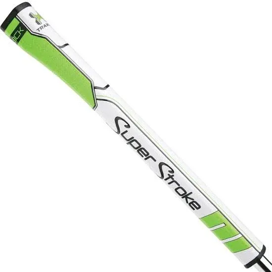 SUPERSTROKE TRAXION TOUR WRIST LOCK 13.5&quot; WHT/GREEN