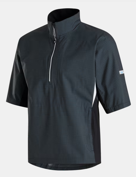 FOOTJOY HYDROLITE SS RAIN SHIRT BLK CHAR/BLK/HDTH - MEDIUM - 23778