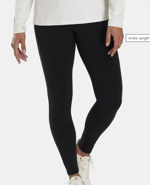 FOOTJOY LADIES ANKLE LEGGINGS BLACK - LARGE - 27200